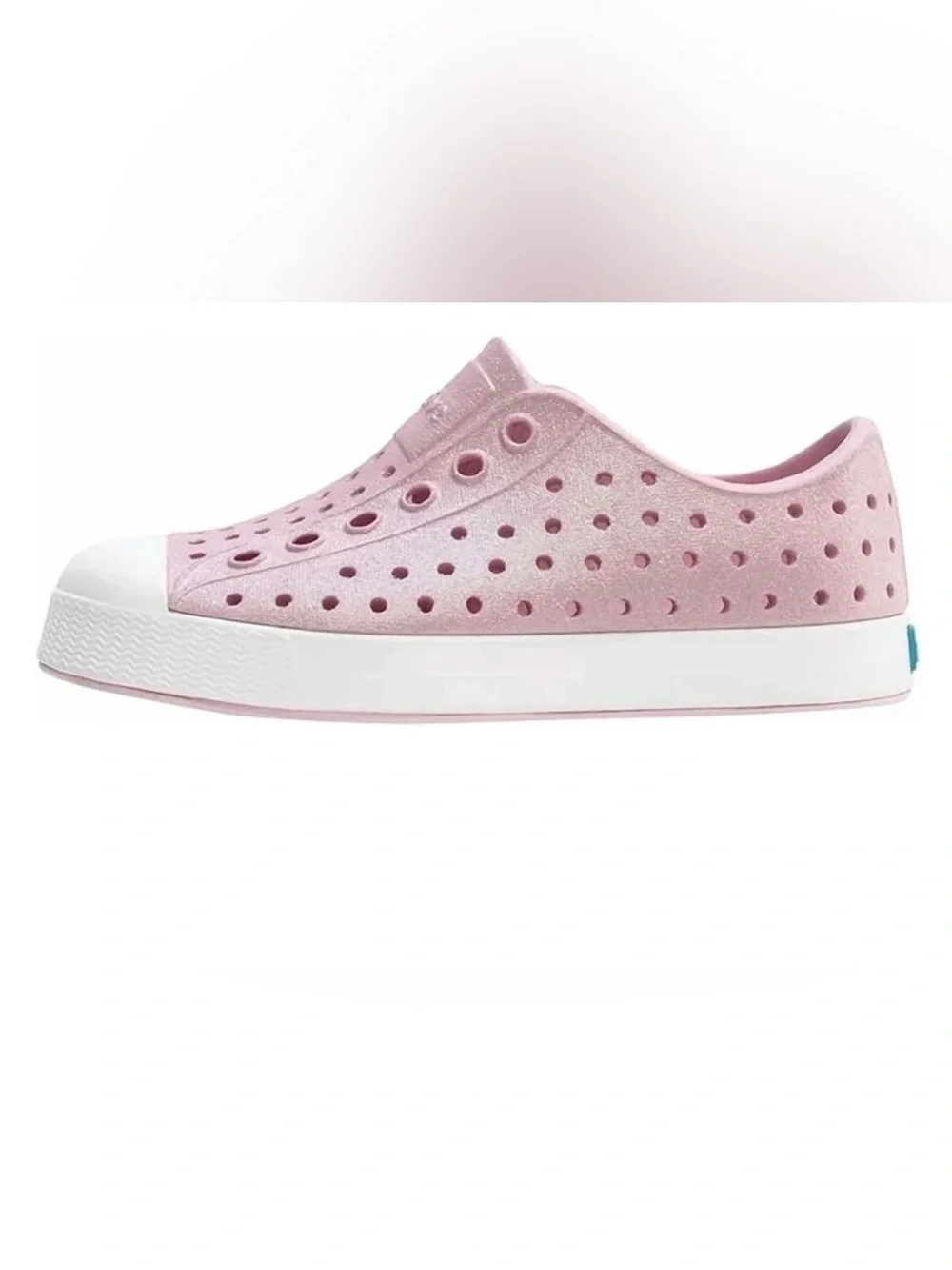 Native Shoes Kids Sparkle Pink Slip-On Water Shoe